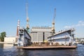 Dock of ALMAZ Shipbuilding Company, St.-Petersburg, Russia